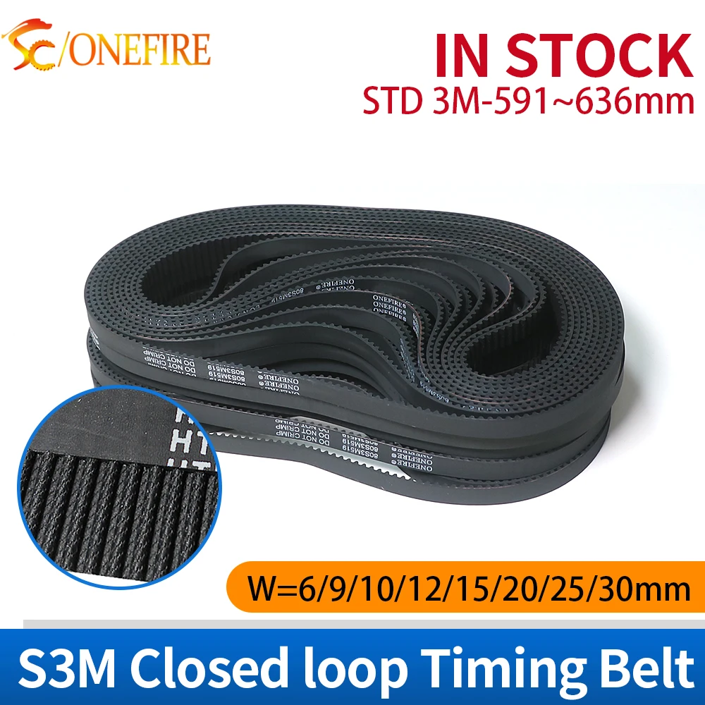 Ремень ГРМ S3M 591/594/597/600/603/606/609/621/633/636 мм Резиновый ремень с замкнутым контуром для станков с ЧПУ Ширина 6 ~ 30 мм Высокая точность
Ремень ГРМ S3M 591/594/597/600/603/606/609/621/633/636 мм Резиновый ремень с замкнутым контуром для станков с ЧПУ Ширина 6 ~ 30 мм Высокая точность