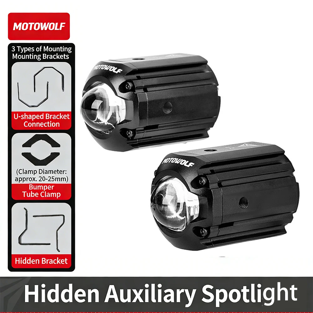 Motorcycle Modification Spotlight Hidden Spotlight Aluminum Alloy High Brightness Waterproof LED Headlight Motorcycle Headlight
Motorcycle Modification Spotlight Hidden Spotlight Aluminum Alloy High Brightness Waterproof LED Headlight Motorcycle Headlight