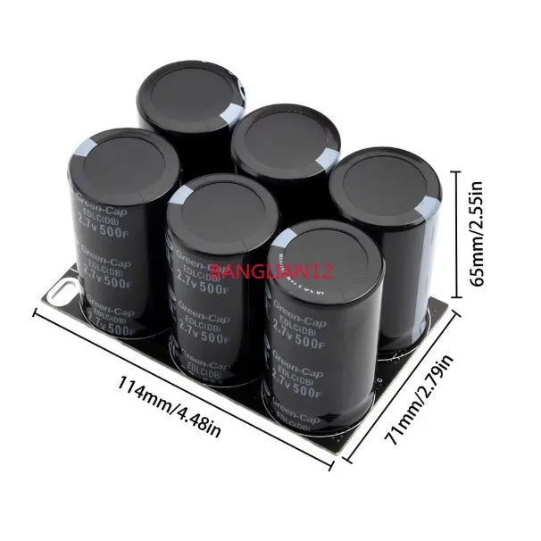 Farah Capacitor 2.7V500F 16V83F with Protection Plate
Farah Capacitor 2.7V500F 16V83F with Protection Plate