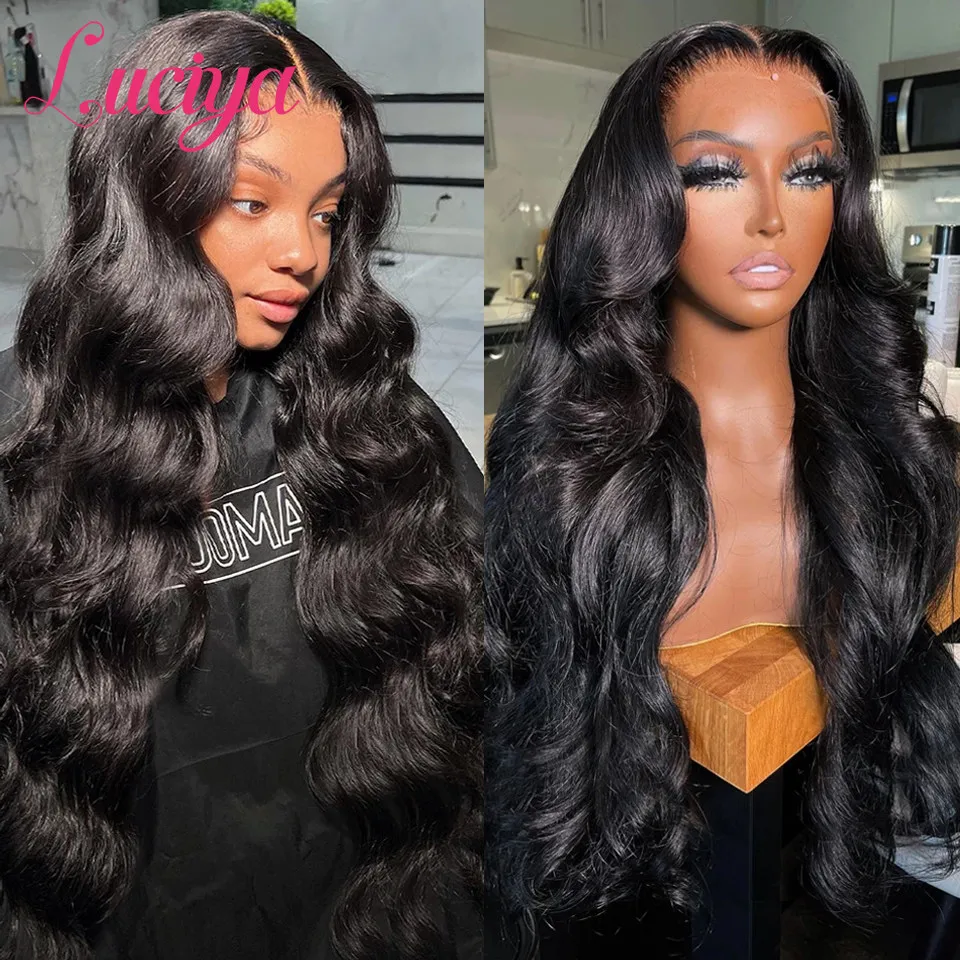 13x4/13x6 Transparent Lace Front Human Hair Wigs Pre Plucked Brazilian Body Wave Lace Frontal Wig 5x5 HD Lace Closure Wig Luciya
13x4/13x6 Transparent Lace Front Human Hair Wigs Pre Plucked Brazilian Body Wave Lace Frontal Wig 5x5 HD Lace Closure Wig Luciya