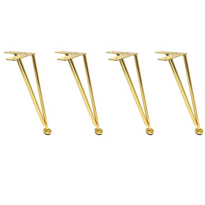Gold Triangle Furniture Legs Metal Plating Hardware Floor Bracket Foot for Coffee Table Chair Tv Cabinet Sofa Bed Cabinets
Gold Triangle Furniture Legs Metal Plating Hardware Floor Bracket Foot for Coffee Table Chair Tv Cabinet Sofa Bed Cabinets