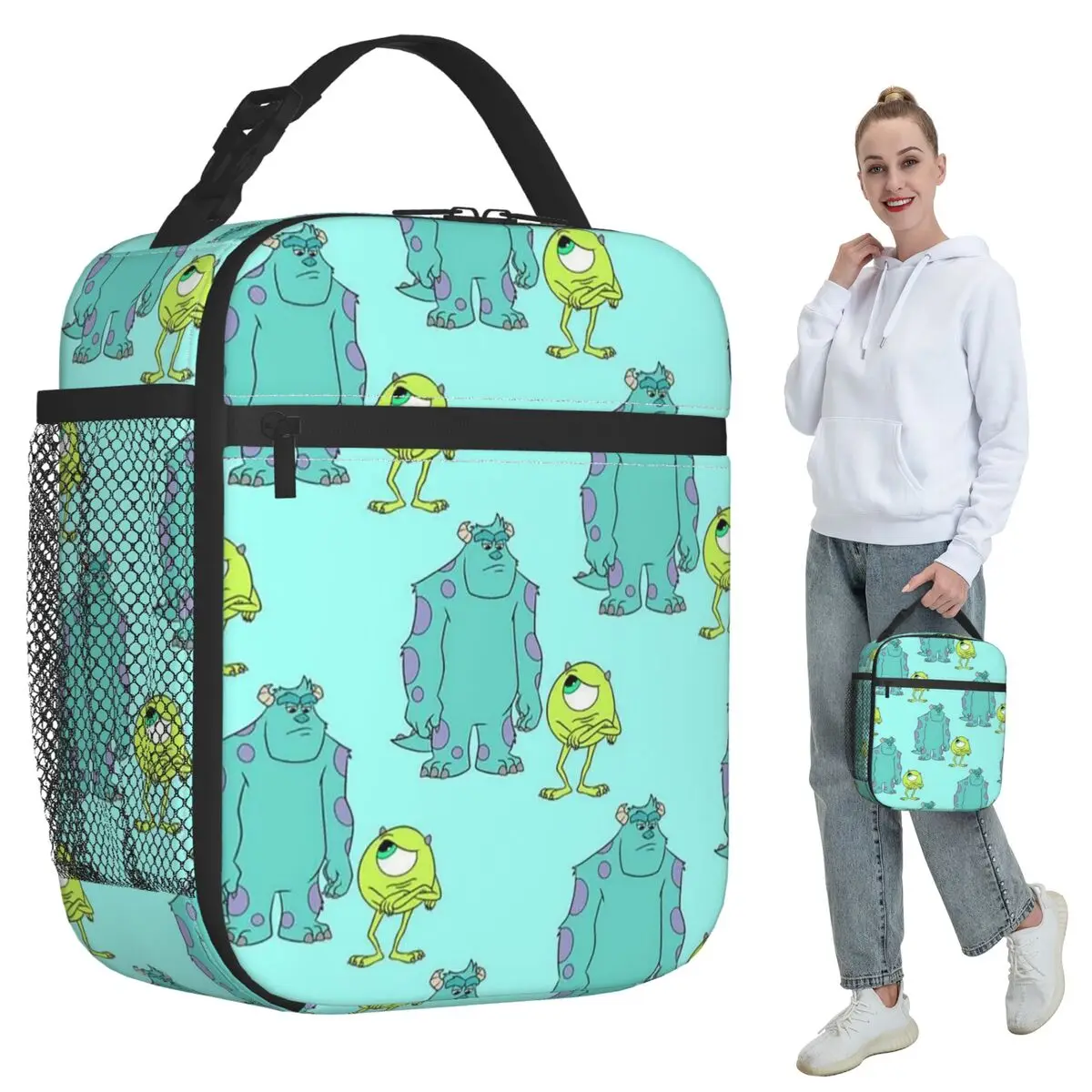 Изолированная сумка для обеда Monsters Sulley для женщин, офисный холодильник, термоящик для еды, сумка, герметичные коробки для завтрака, контейнер
Изолированная сумка для обеда Monsters Sulley для женщин, офисный холодильник, термоящик для еды, сумка, герметичные коробки для завтрака, контейнер
