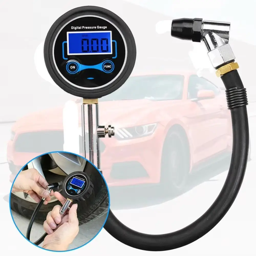 LCD Display Auto Tire Pressure Gauge Digital Test Accessories Digital Tire Tester High Precision High Precision Monitor System
LCD Display Auto Tire Pressure Gauge Digital Test Accessories Digital Tire Tester High Precision High Precision Monitor System