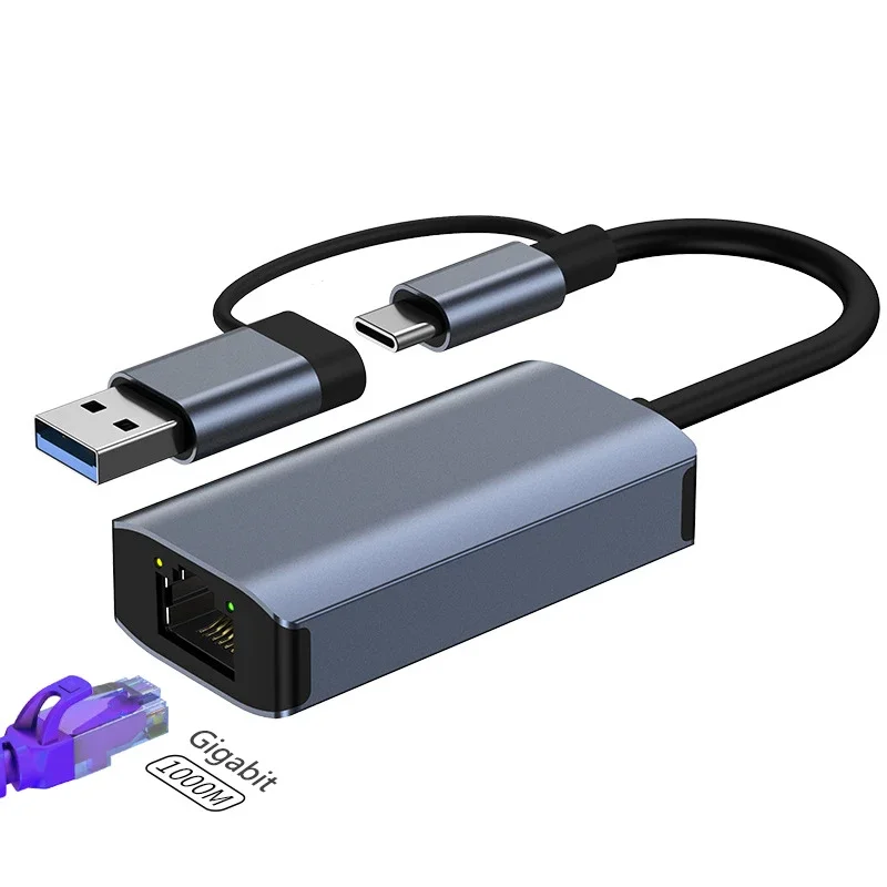 Gigabit Network Card Converter rj45 Interface Wired network Card Type-c To Computer USB C HUB Adapter Macbook Pro USB HUB
Gigabit Network Card Converter rj45 Interface Wired network Card Type-c To Computer USB C HUB Adapter Macbook Pro USB HUB