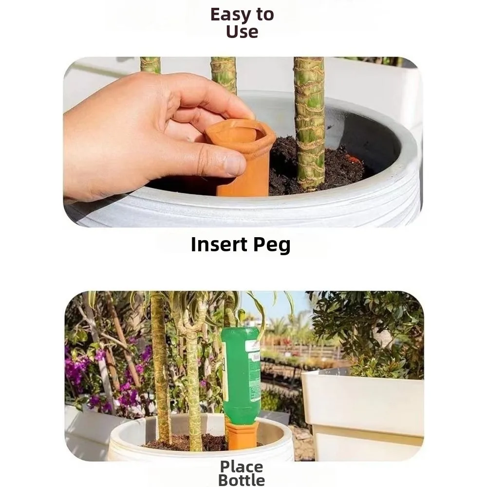 Terracotta Plant Self-Watering Stakes Hexagonal Auto-Water Terracotta Watering Stakes Lazy Drip Irrigation System
Terracotta Plant Self-Watering Stakes Hexagonal Auto-Water Terracotta Watering Stakes Lazy Drip Irrigation System