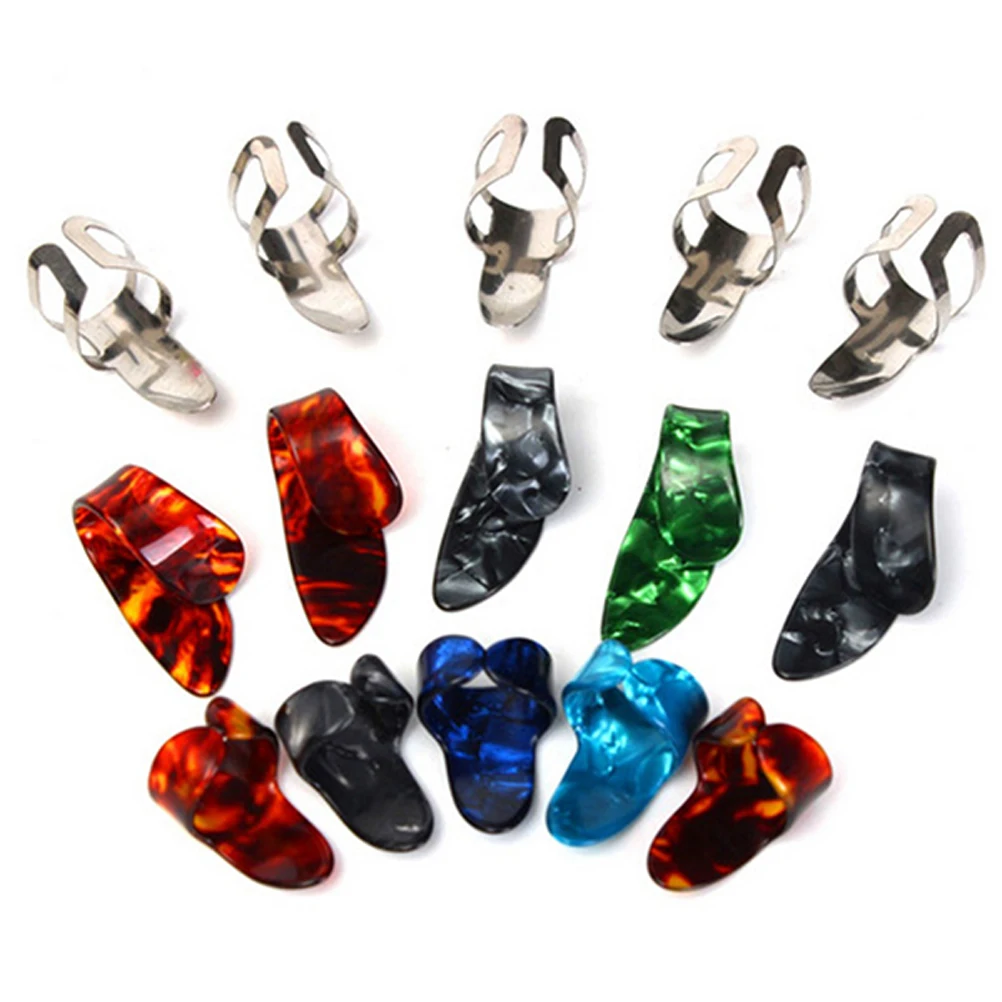 15pcs Guitar Finger Cots Set Acoustic Classical Fingertip Protectors Steel Thumb Picks Ultra Thin Durable Lightweight
15pcs Guitar Finger Cots Set Acoustic Classical Fingertip Protectors Steel Thumb Picks Ultra Thin Durable Lightweight