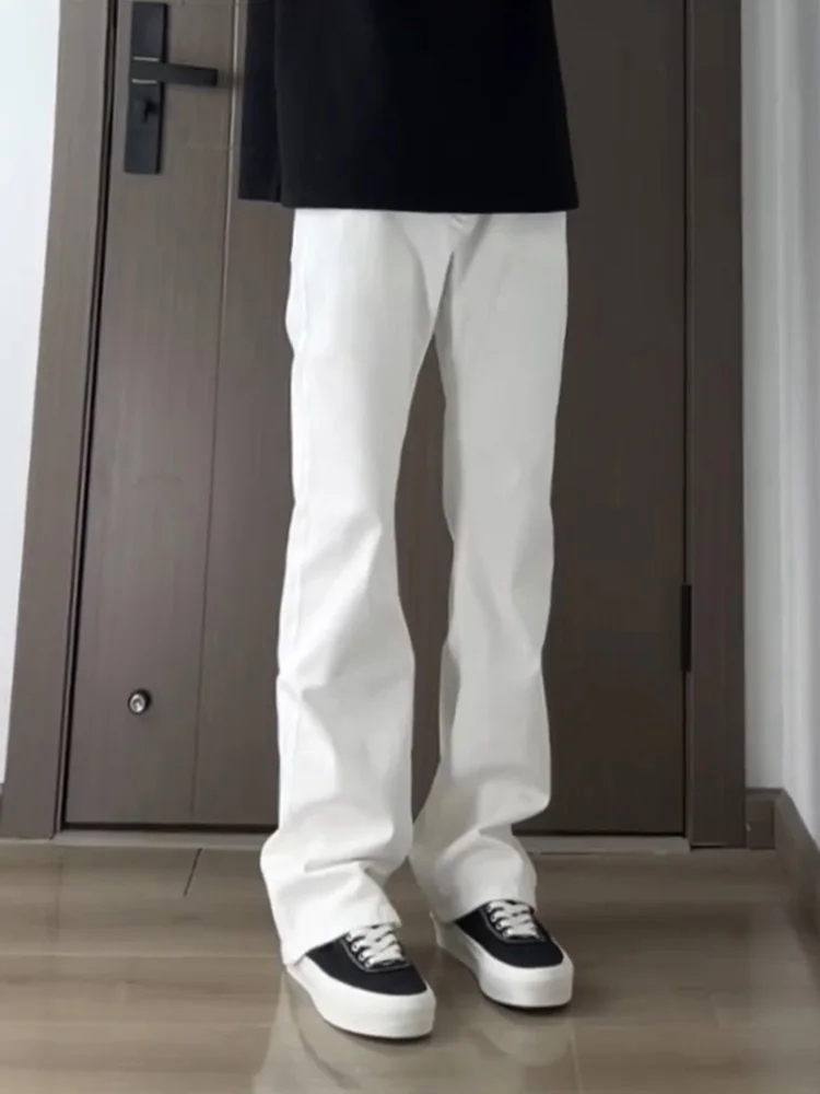 White High Waist Straight Leg Jeans Men's Loose Fit Casual High Street Sle Spring Summer American Vibe Jeans Youth Trend
White High Waist Straight Leg Jeans Men's Loose Fit Casual High Street Sle Spring Summer American Vibe Jeans Youth Trend