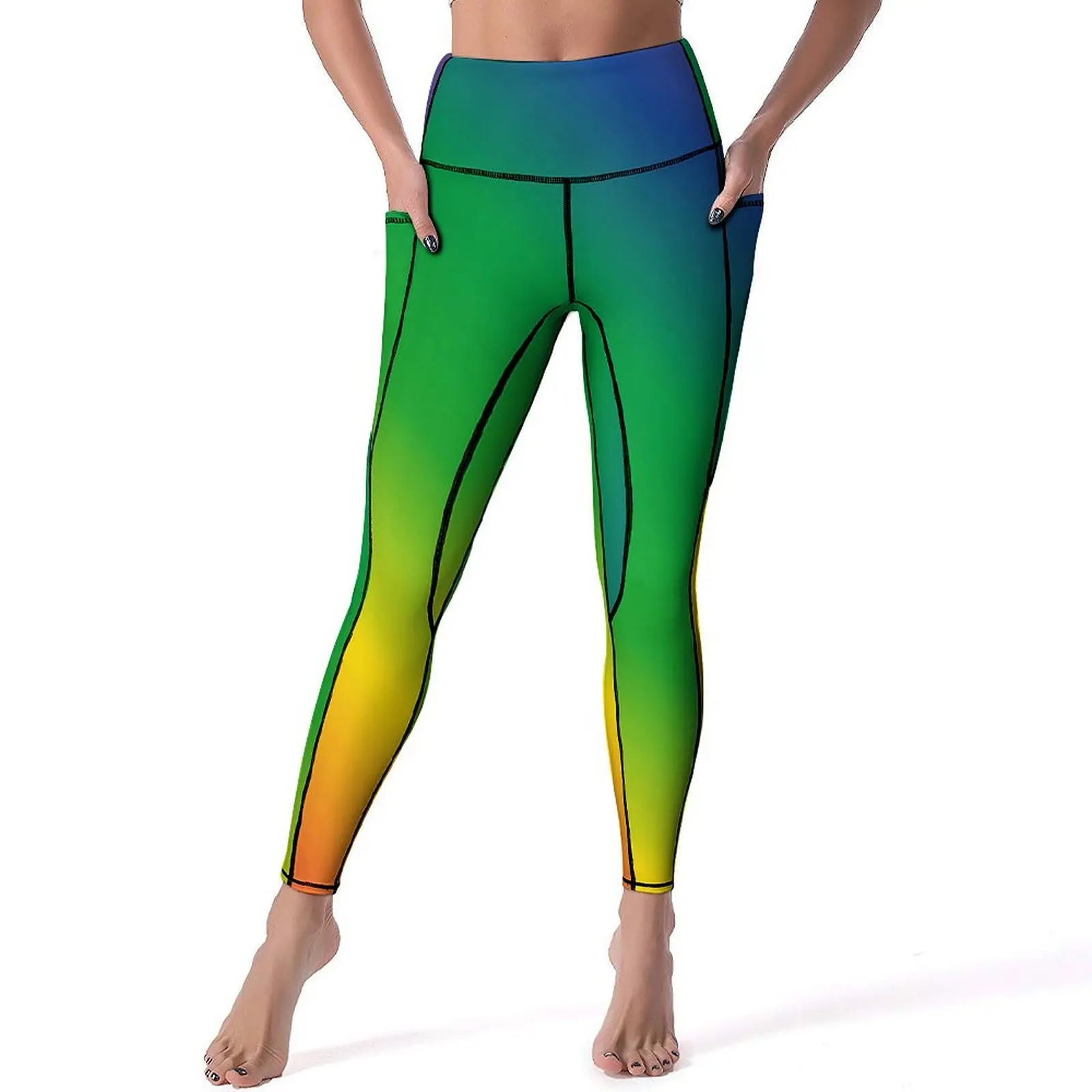 Rainbow Texture Leggings Sexy LGBT Pride Flag High Waist Yoga Pants Cute Stretch Leggins Women Pattern Gym Sports Tights
Rainbow Texture Leggings Sexy LGBT Pride Flag High Waist Yoga Pants Cute Stretch Leggins Women Pattern Gym Sports Tights