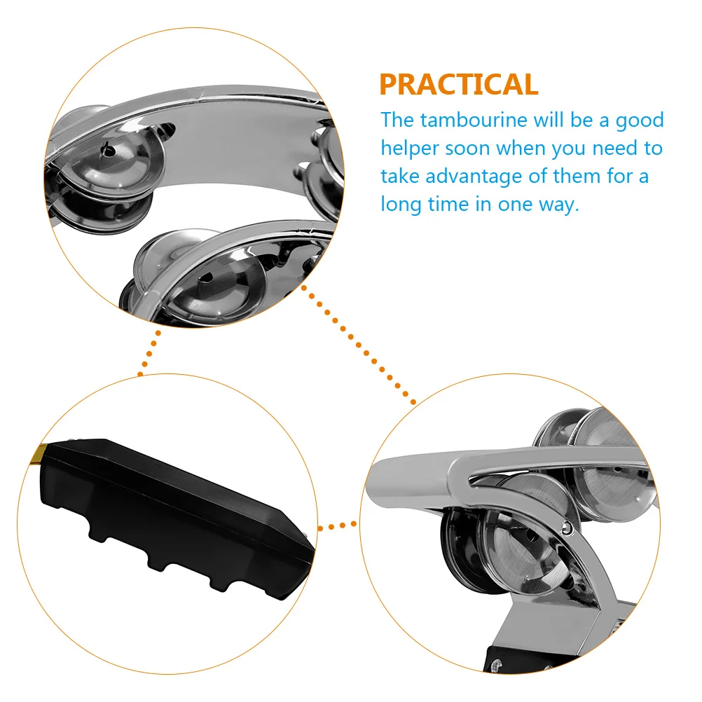 Percussion Tambourine High Quality ABS Metal Material Double Row Suitable for Ktv Party Band Performances Educational Activities
Percussion Tambourine High Quality ABS Metal Material Double Row Suitable for Ktv Party Band Performances Educational Activities