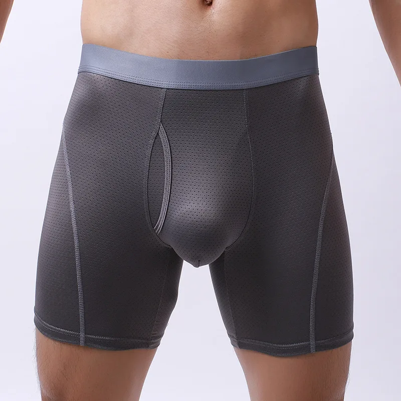 Men's Long Boxer Briefs Performance Long Leg Sports Underwear Breathable Fly with Built-in 3D Pouch Underpant Support Shorts
Men's Long Boxer Briefs Performance Long Leg Sports Underwear Breathable Fly with Built-in 3D Pouch Underpant Support Shorts