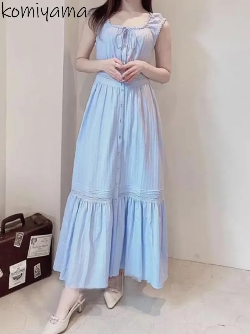 Lace High Waist Vestido Bandage Bow Dress Square Collar Sleeveless Vestidos Japan A-Line Dresses Summer 2025 New Ropa De Mujer
Lace High Waist Vestido Bandage Bow Dress Square Collar Sleeveless Vestidos Japan A-Line Dresses Summer 2025 New Ropa De Mujer