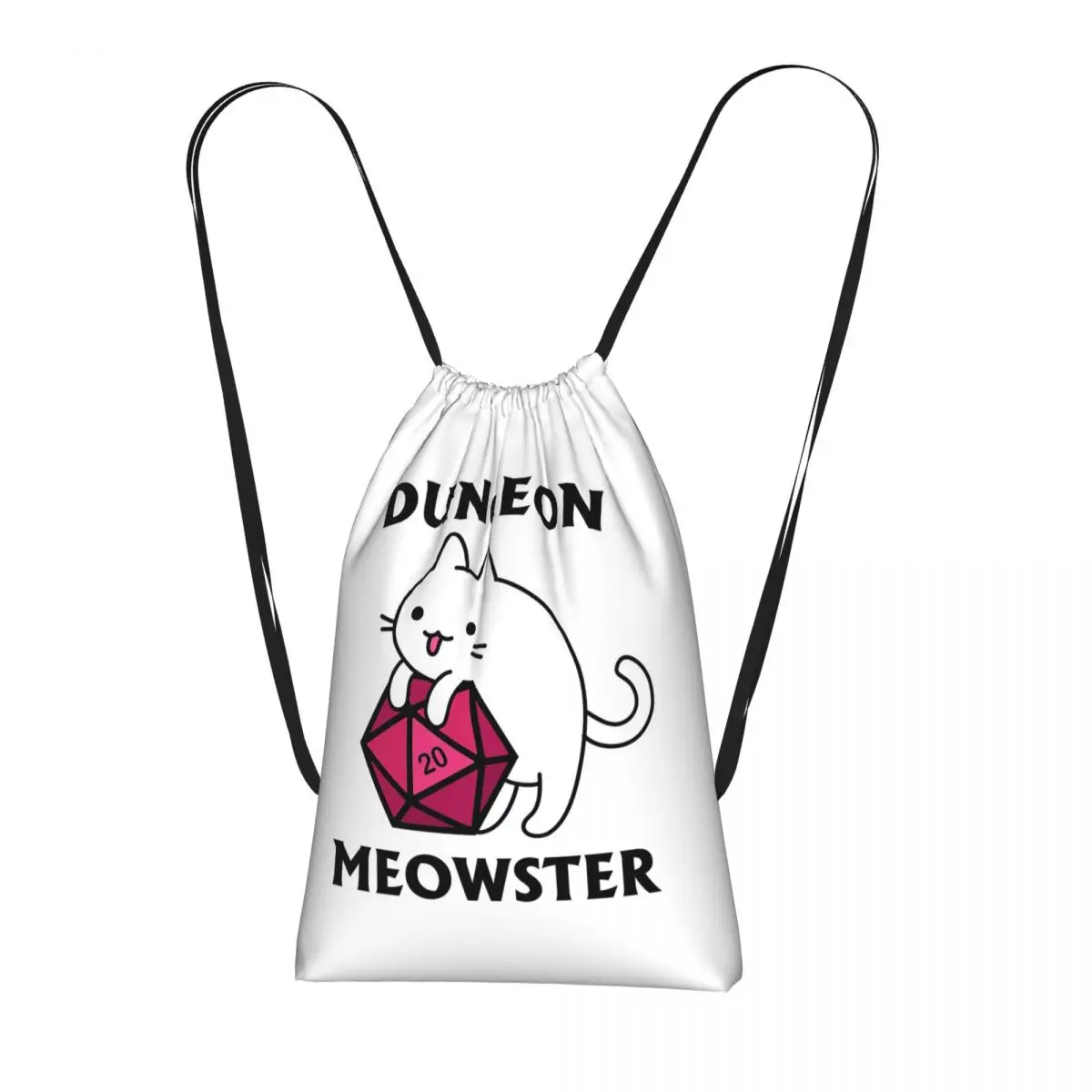 Dungeon Meowster DnD Dungeon Master Cat With D20 Backpacks Multi-function Drawstring Bags Sundries Bag Book Bags
Dungeon Meowster DnD Dungeon Master Cat With D20 Backpacks Multi-function Drawstring Bags Sundries Bag Book Bags