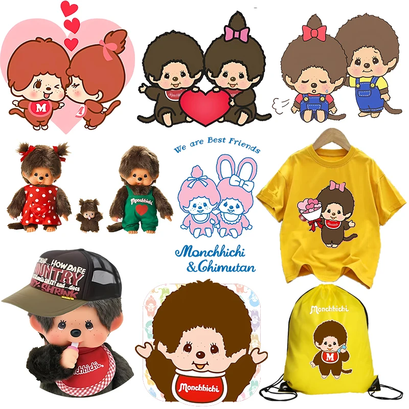 Monchhichi Patches Clothing Heat Transfer Stickers Anime Figures Printed T-Shirt Ironing Patch DIY Hats Bags Clothes Stickers
Monchhichi Patches Clothing Heat Transfer Stickers Anime Figures Printed T-Shirt Ironing Patch DIY Hats Bags Clothes Stickers