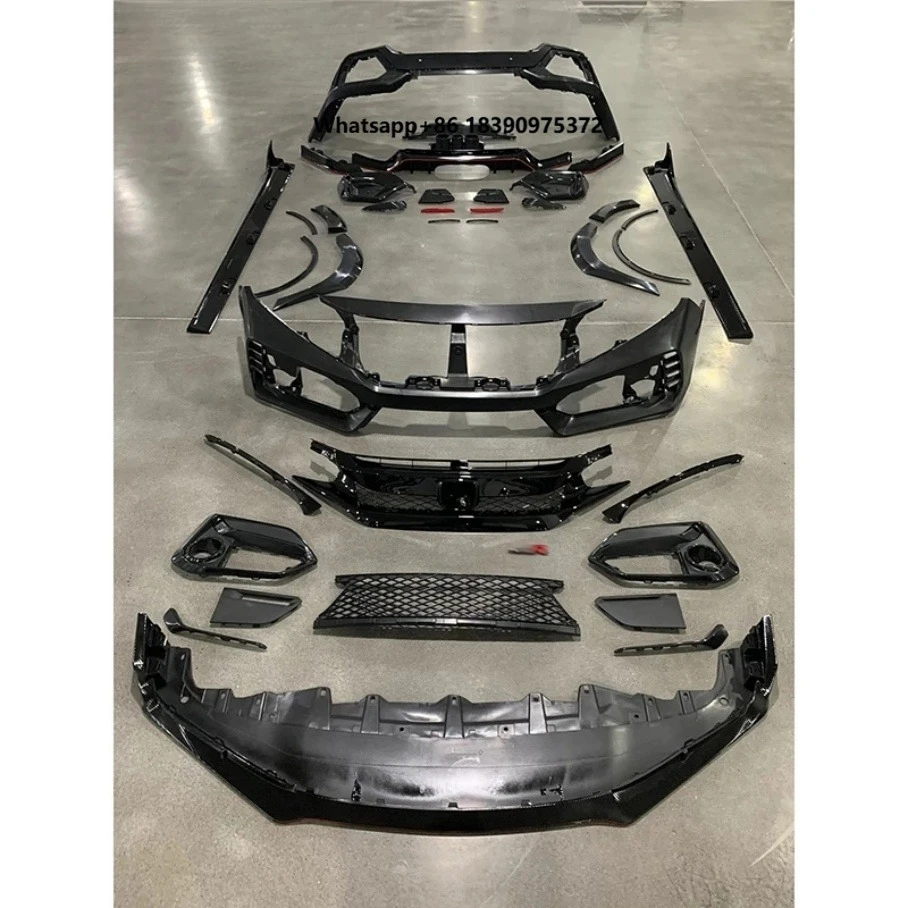 Car Modified New Type-r Body Kit Front/Rear Bumper Grille Hood Side Skirt Plastic TYPY for for 10th Sedan Hatchback
Car Modified New Type-r Body Kit Front/Rear Bumper Grille Hood Side Skirt Plastic TYPY for for 10th Sedan Hatchback