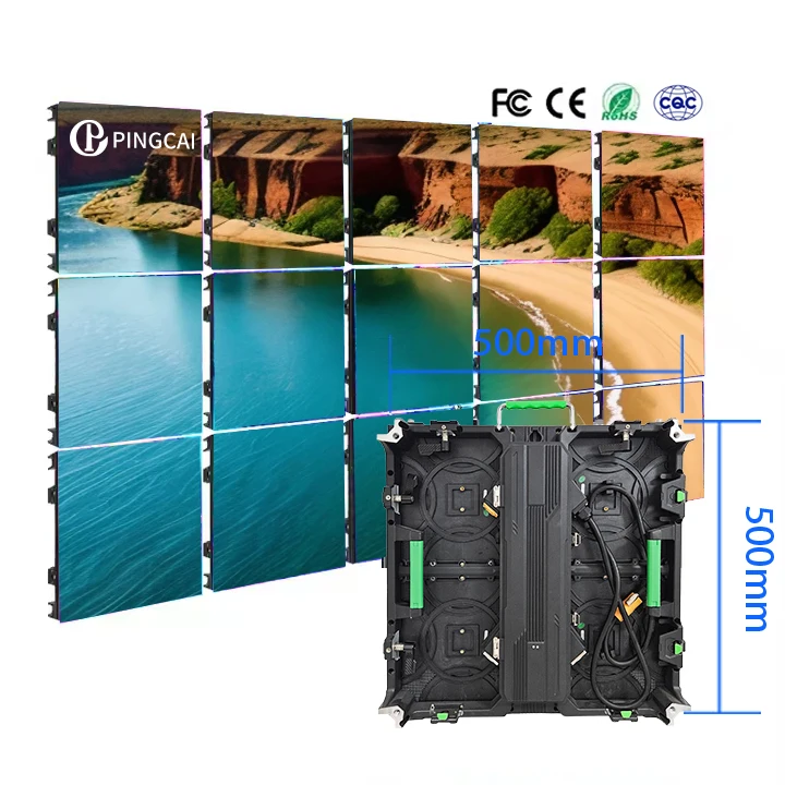 Hot selling:Indoor Portable Led Wall 500x500mm/500x1000mm 3840HZ 7680HZ Refresh Pantalla Led Large Indoor Outdoor LED Display Sc
Hot selling:Indoor Portable Led Wall 500x500mm/500x1000mm 3840HZ 7680HZ Refresh Pantalla Led Large Indoor Outdoor LED Display Sc