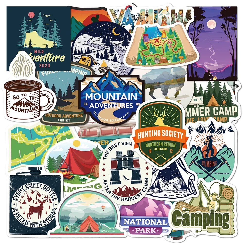 10/20/40/80PCS Outdoor Travel Camping Stickers DIY Luggage Guitar Laptop PVC Waterproof Kids Toys Cool Cartoon Sticker Decals
10/20/40/80PCS Outdoor Travel Camping Stickers DIY Luggage Guitar Laptop PVC Waterproof Kids Toys Cool Cartoon Sticker Decals