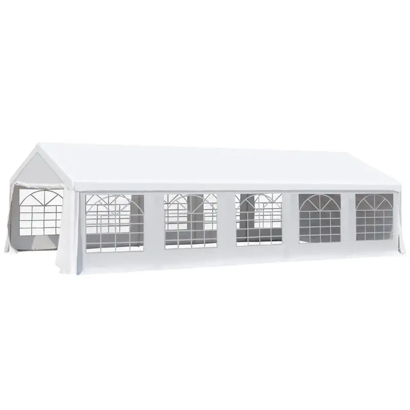 Outsunny Heavy Duty Wedding Canopy 20x32 Outdoor Shelter for Weddings, Parties, BBQ White
Outsunny Heavy Duty Wedding Canopy 20x32 Outdoor Shelter for Weddings, Parties, BBQ White