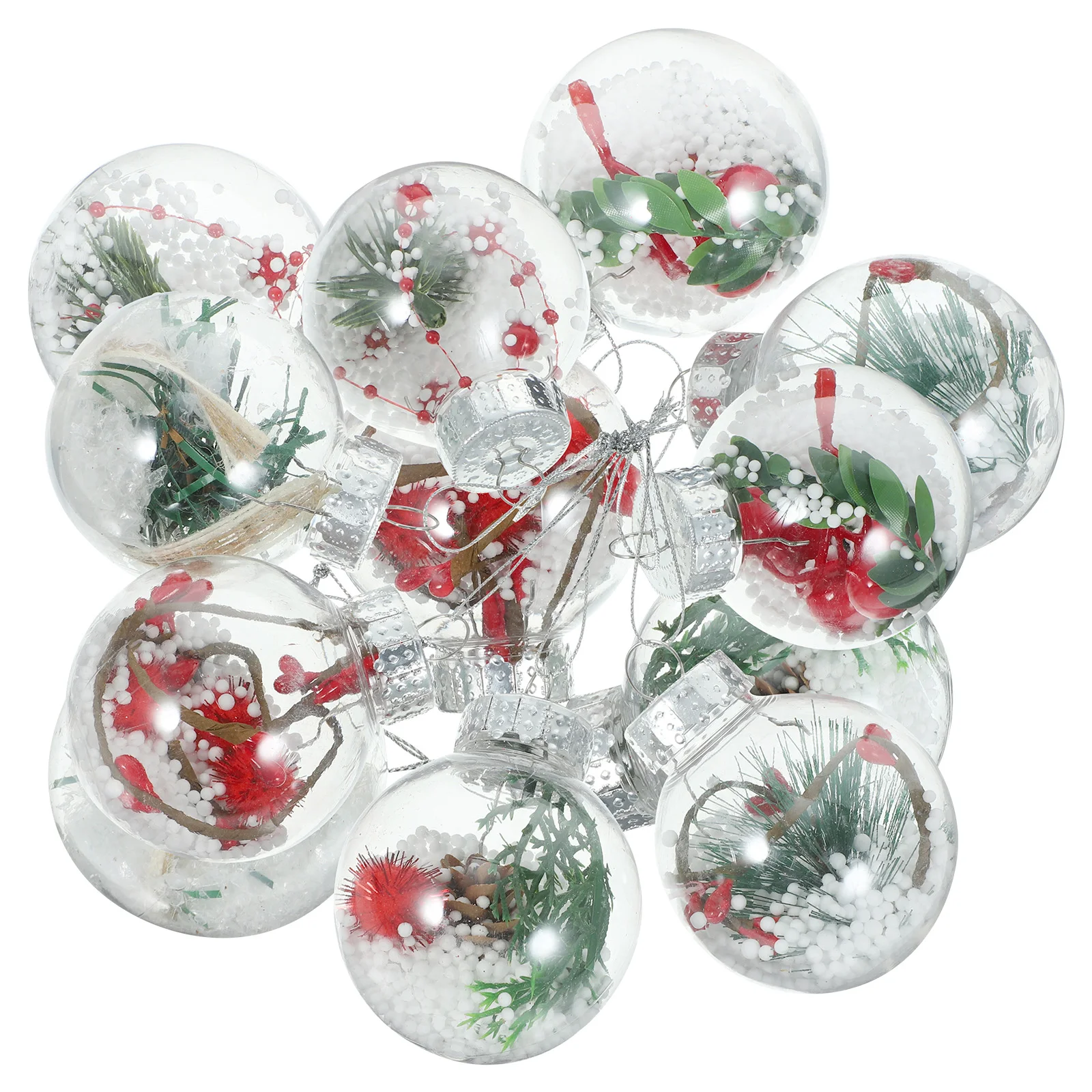 12pcs Christmas naments Christmas Tree Hanging naments 6cm Transparent Plastic Xmas Tree Hanging Decorations Festive
12pcs Christmas naments Christmas Tree Hanging naments 6cm Transparent Plastic Xmas Tree Hanging Decorations Festive