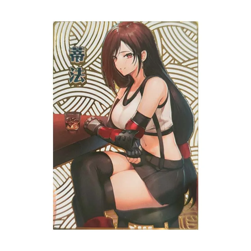 Goddess Story Japanese Anime Re Life in a different world from zero DIY Rem Tifa Collectible Card Toy Christmas Birthday Gift
Goddess Story Japanese Anime Re Life in a different world from zero DIY Rem Tifa Collectible Card Toy Christmas Birthday Gift