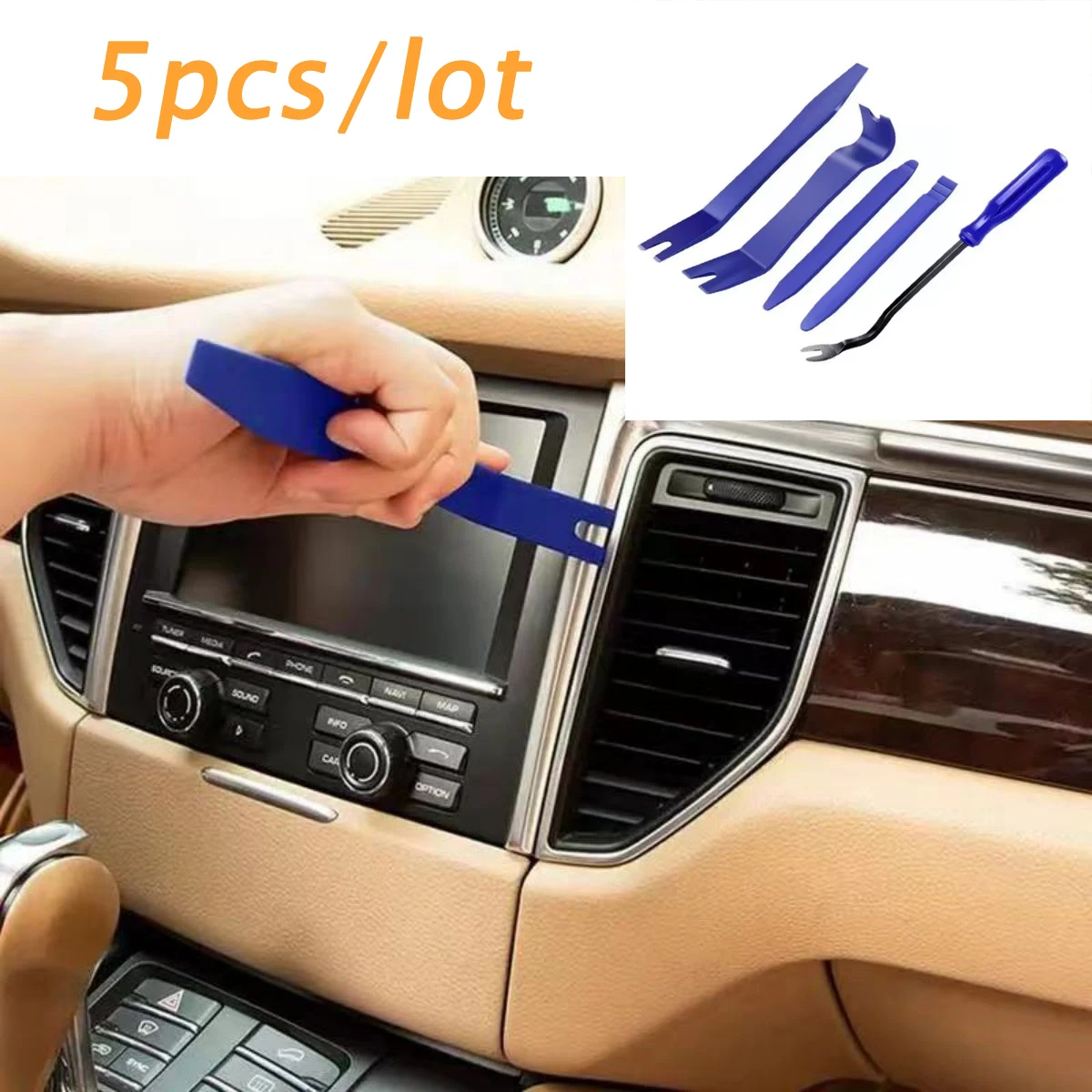 Auto Door Clip Panel Trim Removal Tool Car Audio Disassembly Kits Navigation Disassembly Installer Prying Automobile Nail Puller
Auto Door Clip Panel Trim Removal Tool Car Audio Disassembly Kits Navigation Disassembly Installer Prying Automobile Nail Puller