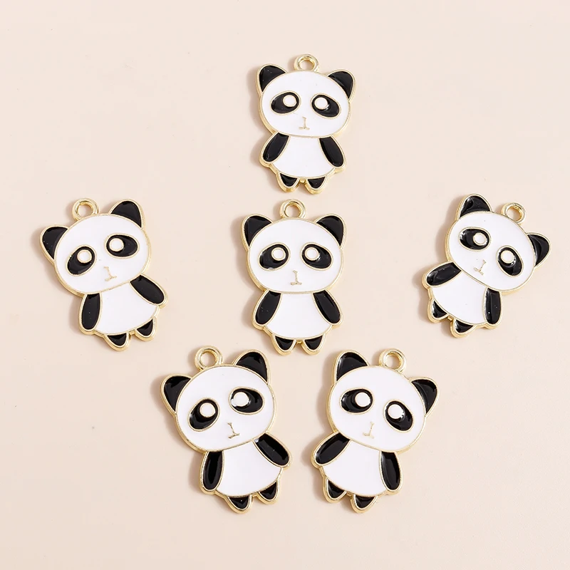 20pcs 17x25mm Cartoon Animal Charms Enamel Panda Charms Pendants for Jewelry Making Necklaces Earrings Bracelets DIY Crafts Gift
20pcs 17x25mm Cartoon Animal Charms Enamel Panda Charms Pendants for Jewelry Making Necklaces Earrings Bracelets DIY Crafts Gift