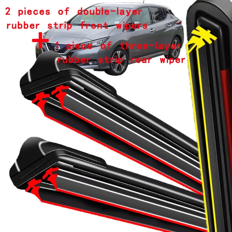 For Nissan Leaf ZE1 2018-2023 2019 2020 2021 2022 Wiper Front&Rear Wiper Blades Windshield Windscreen Window Brushes 26"+16"+14"
For Nissan Leaf ZE1 2018-2023 2019 2020 2021 2022 Wiper Front&Rear Wiper Blades Windshield Windscreen Window Brushes 26"+16"+14"