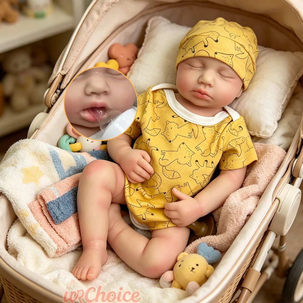 20Inch Open Mouth Loulou Lifelike Full Soft Silicone Reborn Baby Waterproof Emotional Support Rebirth Doll for Dementia Patients
20Inch Open Mouth Loulou Lifelike Full Soft Silicone Reborn Baby Waterproof Emotional Support Rebirth Doll for Dementia Patients