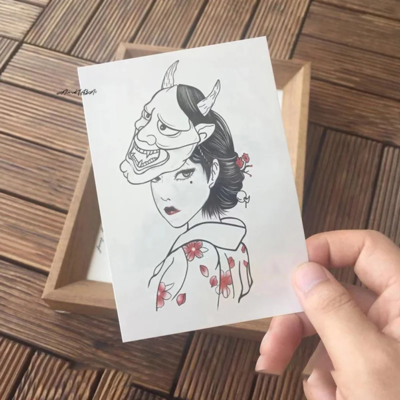 1Sheet Herbal Juice Temporary Tattoo Stickers Women Totem Waterproof Lasting 7-15 Days Half Arm Geisha Art Fake Tattoo
1Sheet Herbal Juice Temporary Tattoo Stickers Women Totem Waterproof Lasting 7-15 Days Half Arm Geisha Art Fake Tattoo