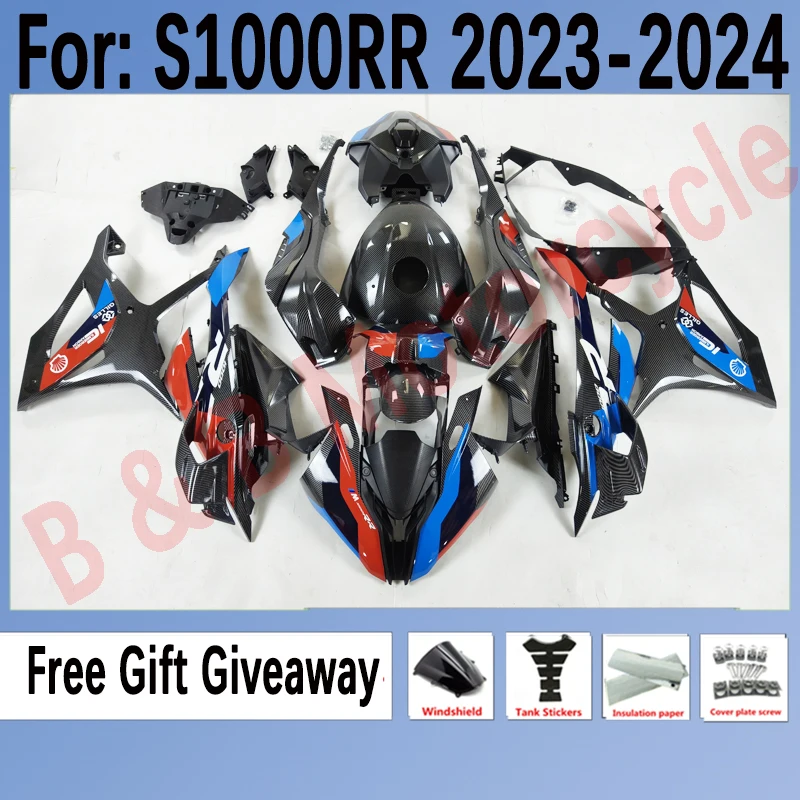 For BMW S1000RR 2023 2024 Fairing Accessories Full Fairings Panel Higher Quality ABS Plastic Injection set Carbon Fiber Painted
For BMW S1000RR 2023 2024 Fairing Accessories Full Fairings Panel Higher Quality ABS Plastic Injection set Carbon Fiber Painted