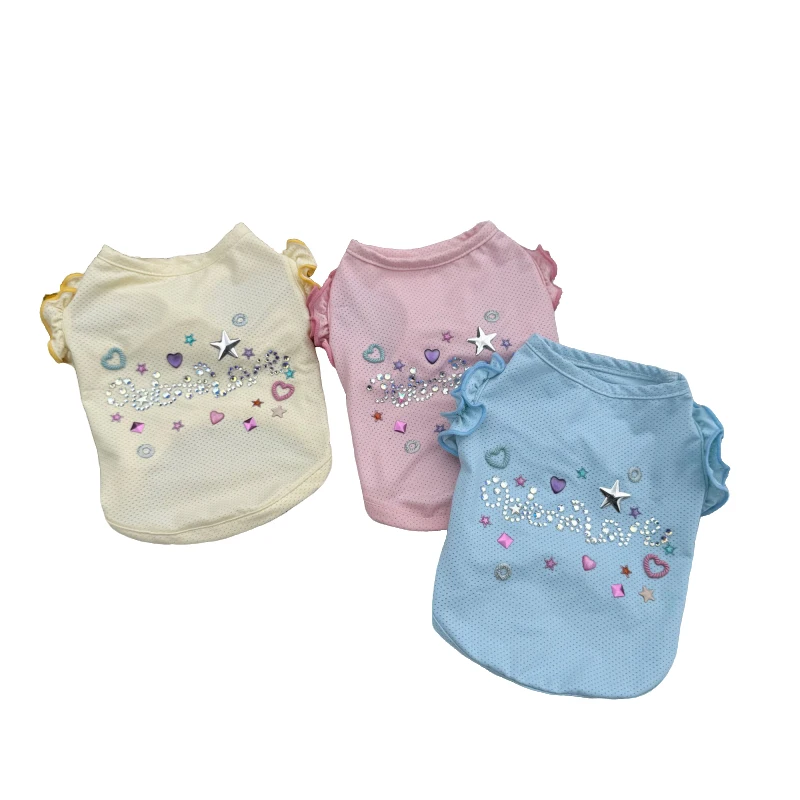 Cat Vest Summer Small Dog Shirt Chihuahua Yorkshire Terrier Pomeranian Shih Tzu Maltese Poodle Bichon Dog Clothes Pet Clothing
Cat Vest Summer Small Dog Shirt Chihuahua Yorkshire Terrier Pomeranian Shih Tzu Maltese Poodle Bichon Dog Clothes Pet Clothing