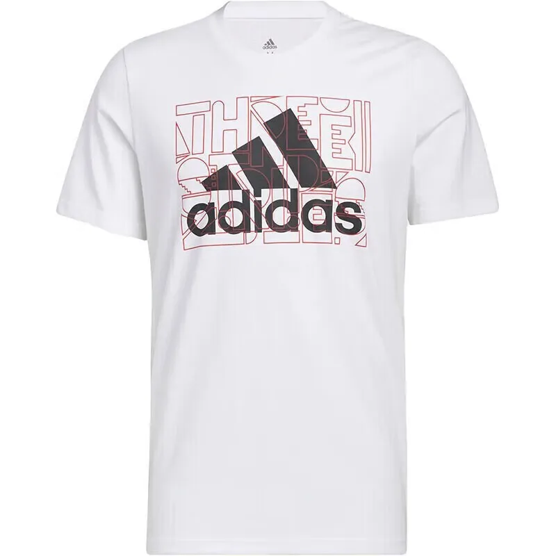 Мужская стильная футболка для фитнеса Adidas, с чистой белой основой и уникальным узором, является модным вариантом для летних видов спорта
Мужская стильная футболка для фитнеса Adidas, с чистой белой основой и уникальным узором, является модным вариантом для летних видов спорта