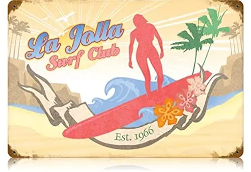 Настенный постер La Jolla для серфинга, жестяной знак, винтажный декор для барбекю, ресторана, столовой, кафе, магазина
Настенный постер La Jolla для серфинга, жестяной знак, винтажный декор для барбекю, ресторана, столовой, кафе, магазина