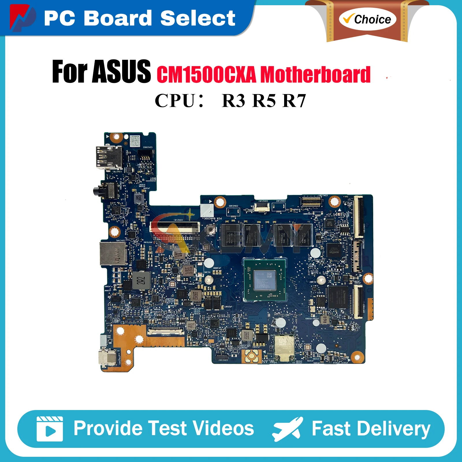 CM1500CXA Laptop Motherboard For ASUS Chromebook CM1500C CM1500CXA Notebook Mainboard With R3 R5 R7 CPU 100% tests OK fast ship
CM1500CXA Laptop Motherboard For ASUS Chromebook CM1500C CM1500CXA Notebook Mainboard With R3 R5 R7 CPU 100% tests OK fast ship