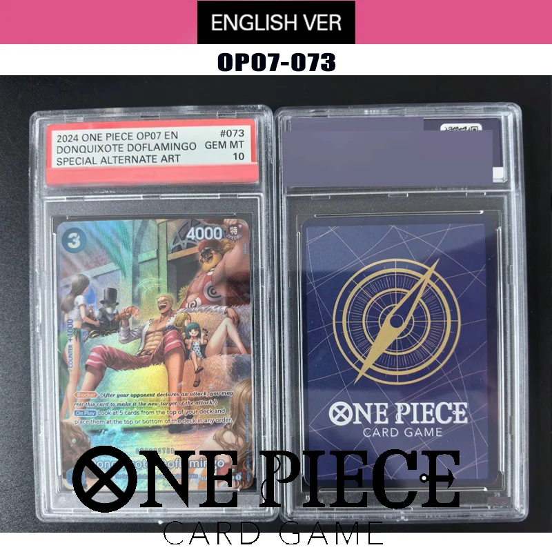 Diy English Rating 2024 One Piece Op07-500 Years In The Future OP01-073 Donquixote Doflamingo Special Alternate Art CArd
Diy English Rating 2024 One Piece Op07-500 Years In The Future OP01-073 Donquixote Doflamingo Special Alternate Art CArd