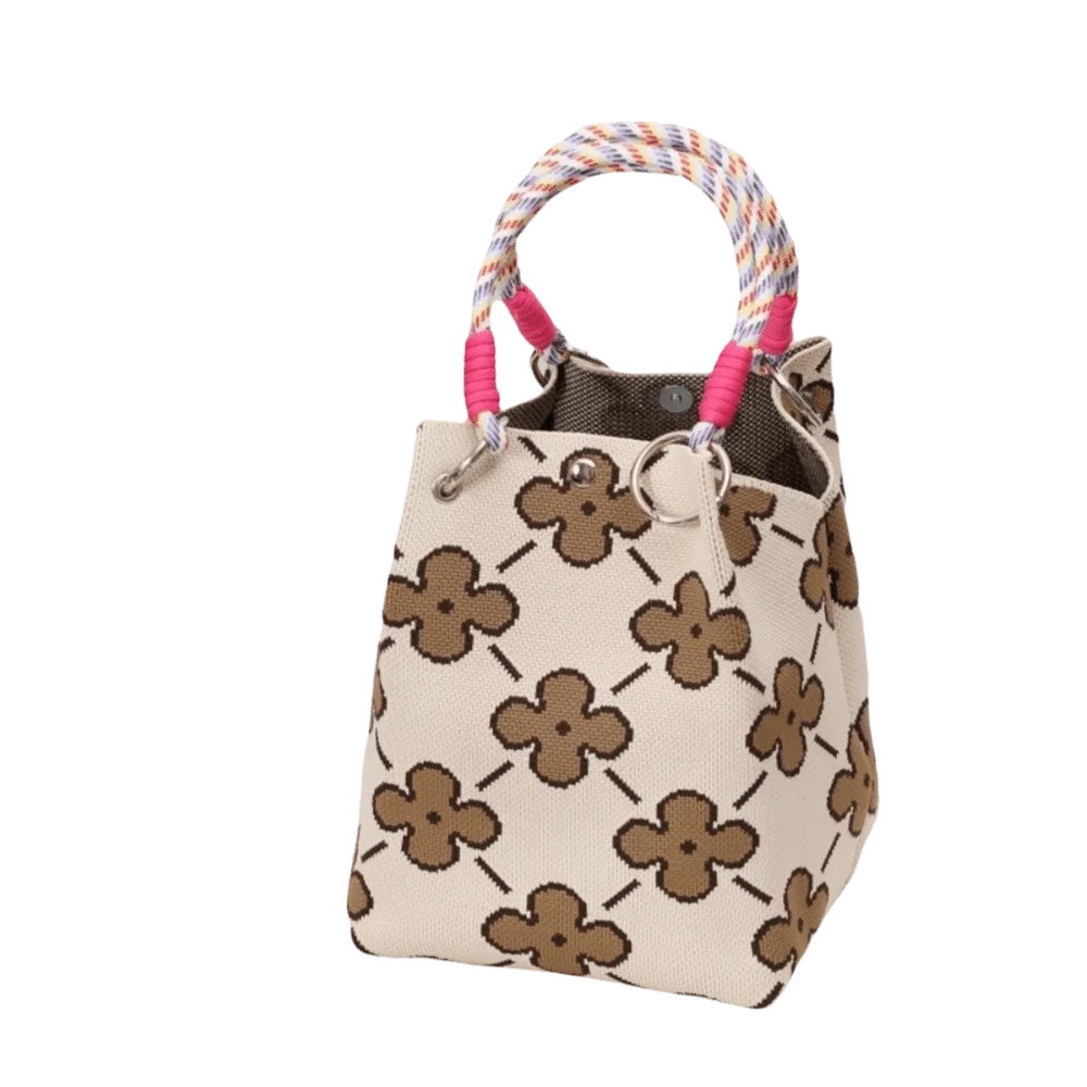 Cute Cartoon Knitted Bucket Bag Large Capacity Handmade Shoulder Bag Woven Ring Buckle Handbag for Women Girls
Cute Cartoon Knitted Bucket Bag Large Capacity Handmade Shoulder Bag Woven Ring Buckle Handbag for Women Girls