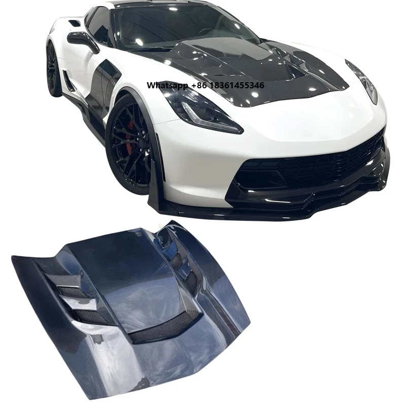 For Corvette C7 2015-2019 Carbon Fiber Hood Factory Outlet Hot Sell Car Body Kits Other Auto Parts
For Corvette C7 2015-2019 Carbon Fiber Hood Factory Outlet Hot Sell Car Body Kits Other Auto Parts