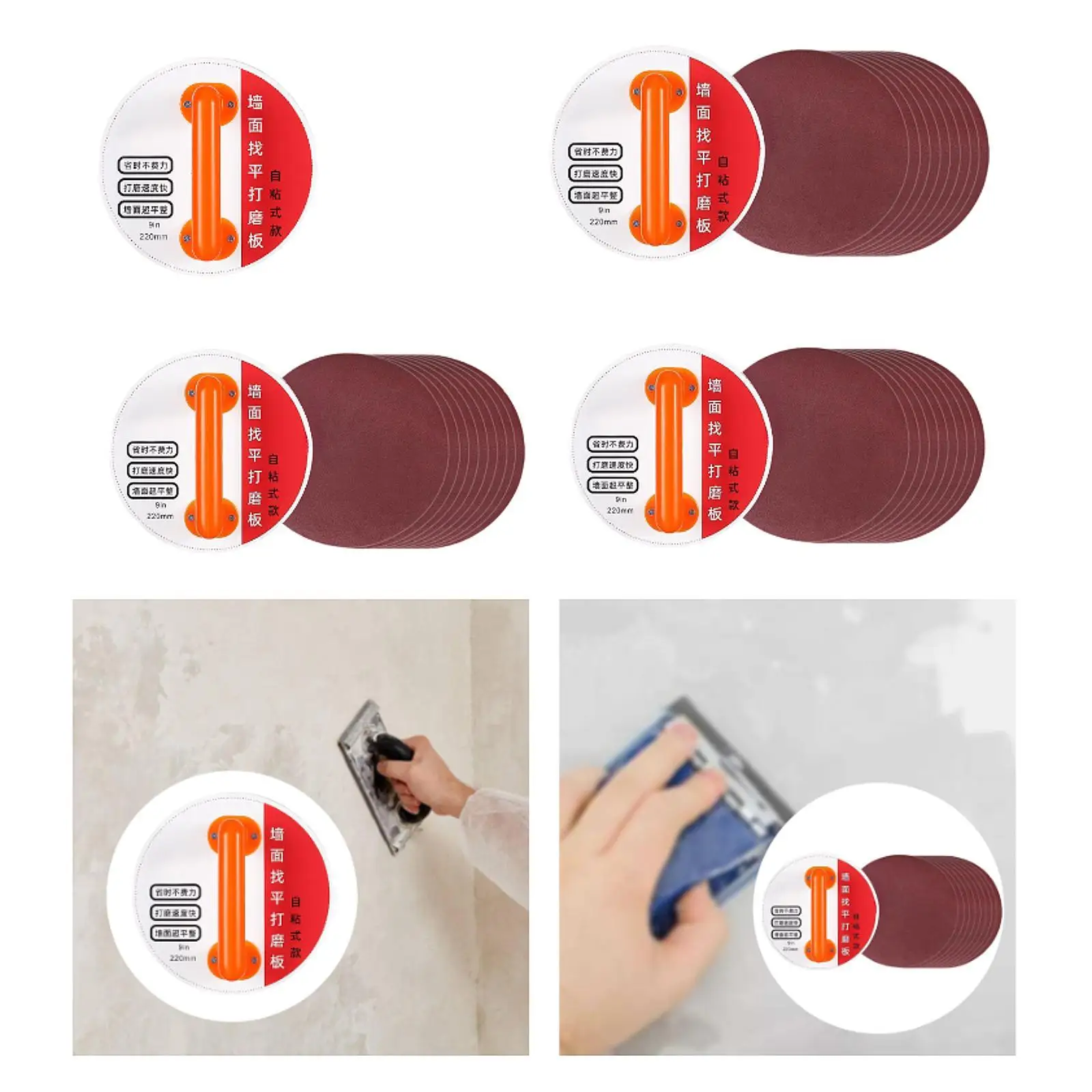 Sandpaper Holder Handheld Sanding, Ergonomic Design, Sturdy Abrasive Tools Manual Hand Sanding Block for Polishing Wood Metal
Sandpaper Holder Handheld Sanding, Ergonomic Design, Sturdy Abrasive Tools Manual Hand Sanding Block for Polishing Wood Metal