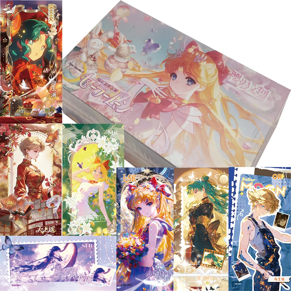 Classic Girl Magic Love Theme Anime Sailor Moon Collection Card Exquisite Craftsmanship Peripheral Characters Cards Fans Gifts
Classic Girl Magic Love Theme Anime Sailor Moon Collection Card Exquisite Craftsmanship Peripheral Characters Cards Fans Gifts