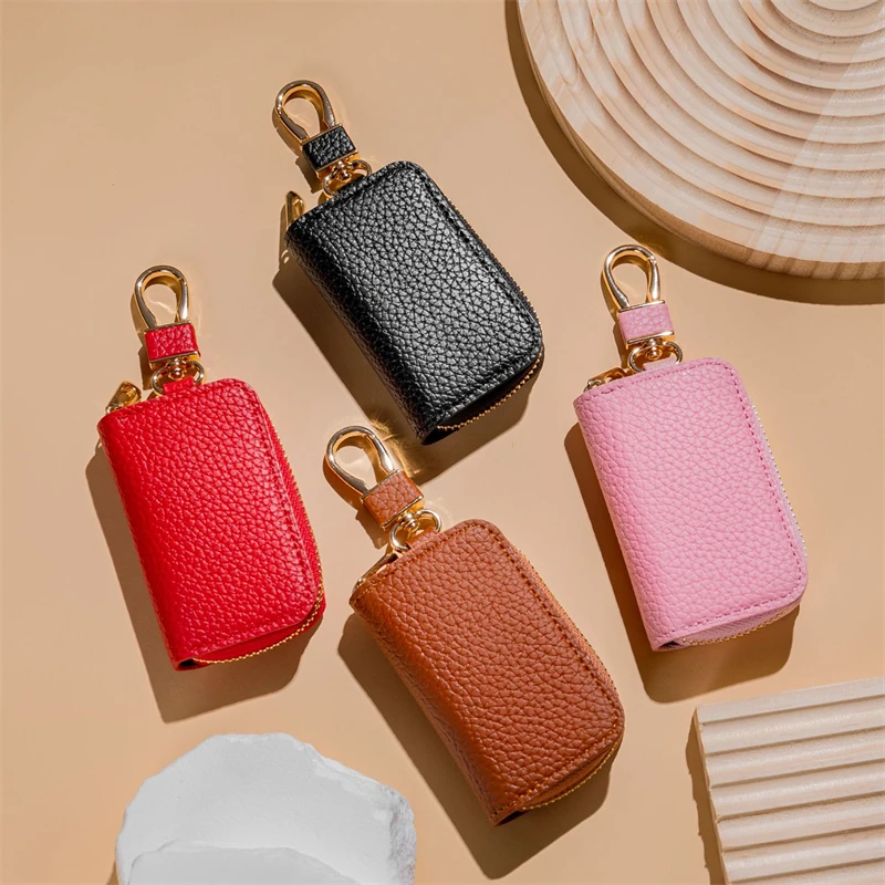 Men Key Holder Housekeeper Leather Car Key Wallets Keys Organizer Women Keychain Covers Zipper Key Case Bag Unisex Pouch Purse
Men Key Holder Housekeeper Leather Car Key Wallets Keys Organizer Women Keychain Covers Zipper Key Case Bag Unisex Pouch Purse