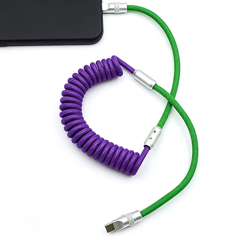 New 100W Spring Spiral Expansion Data Cable Type-C To C Super Fast Charge Cable for Android Samsung Xiaomi
New 100W Spring Spiral Expansion Data Cable Type-C To C Super Fast Charge Cable for Android Samsung Xiaomi