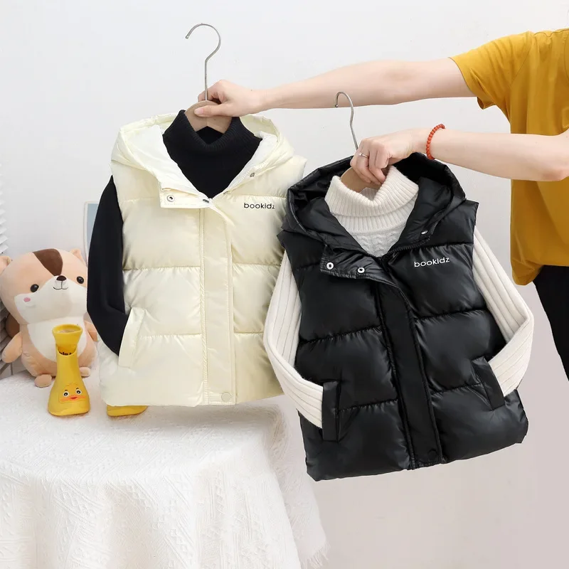 Children's down cotton vest free wash 24 autumn winter children's clothing outside to wear boys and girls baby hooded thick kan
Children's down cotton vest free wash 24 autumn winter children's clothing outside to wear boys and girls baby hooded thick kan
