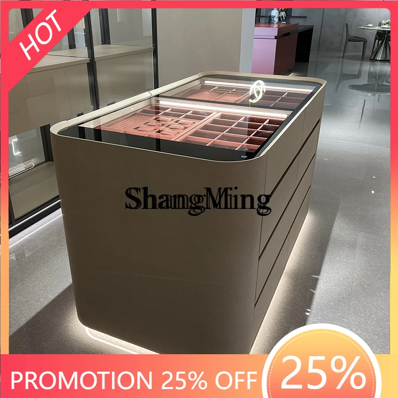 FG good-looking mid-island cabinet bedroom high-end floor jewelry jewelry watch display cabinet storage cabinet
FG good-looking mid-island cabinet bedroom high-end floor jewelry jewelry watch display cabinet storage cabinet