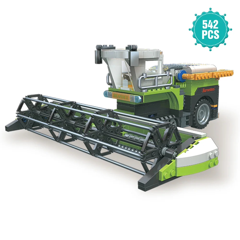 Набор строительных блоков для комбайна пшеницы, 542 шт., набор строительных машин для сельскохозяйственных грузовиков, аналогичный трактор Lego, набор игрушек для детей, подарки
Набор строительных блоков для комбайна пшеницы, 542 шт., набор строительных машин для сельскохозяйственных грузовиков, аналогичный трактор Lego, набор игрушек для детей, подарки