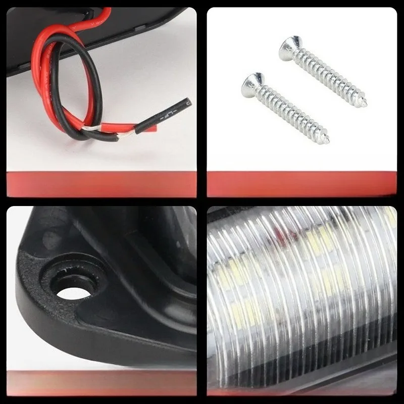 Hot 6 LED Car License Number Plate Light for SUV Truck Trailer Van Tag Step Lamp White Bulbs Car Products License Plate Lights
Hot 6 LED Car License Number Plate Light for SUV Truck Trailer Van Tag Step Lamp White Bulbs Car Products License Plate Lights