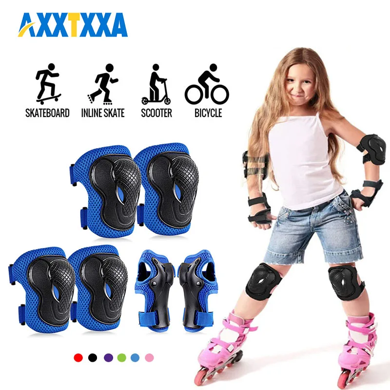 6Pcs/Set Kids/Youth Protective Gear Set, Kids Knee Pads and Elbow Pads Wrist Guard Protector Protective Gear Set for Skateboard
6Pcs/Set Kids/Youth Protective Gear Set, Kids Knee Pads and Elbow Pads Wrist Guard Protector Protective Gear Set for Skateboard