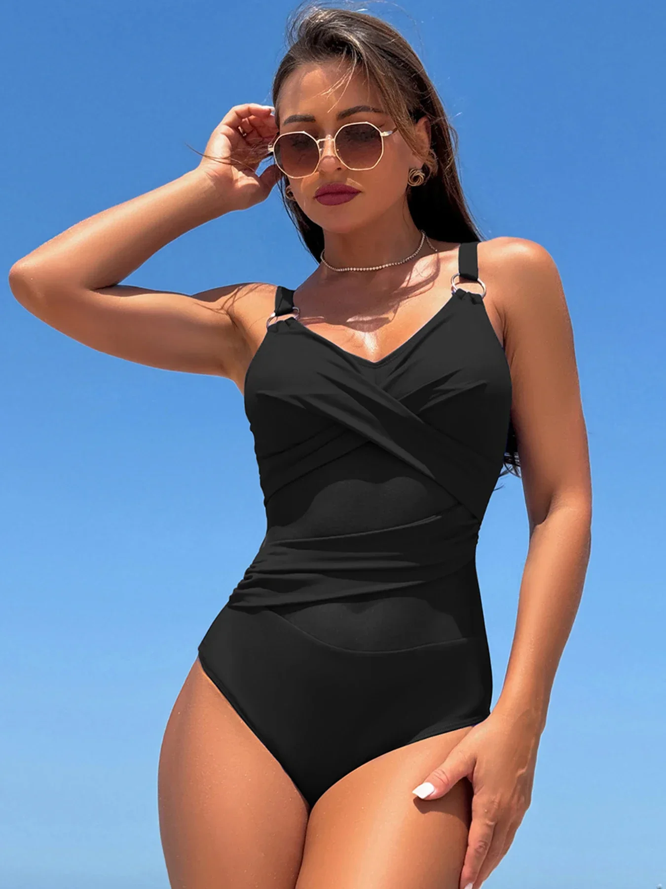 2024 New Sexy Mesh Plus Size Swimwear Women One Piece Swimsuit Female Patchwork Bathing Suit Beachwear Swimming Suit Bathers XXL
2024 New Sexy Mesh Plus Size Swimwear Women One Piece Swimsuit Female Patchwork Bathing Suit Beachwear Swimming Suit Bathers XXL