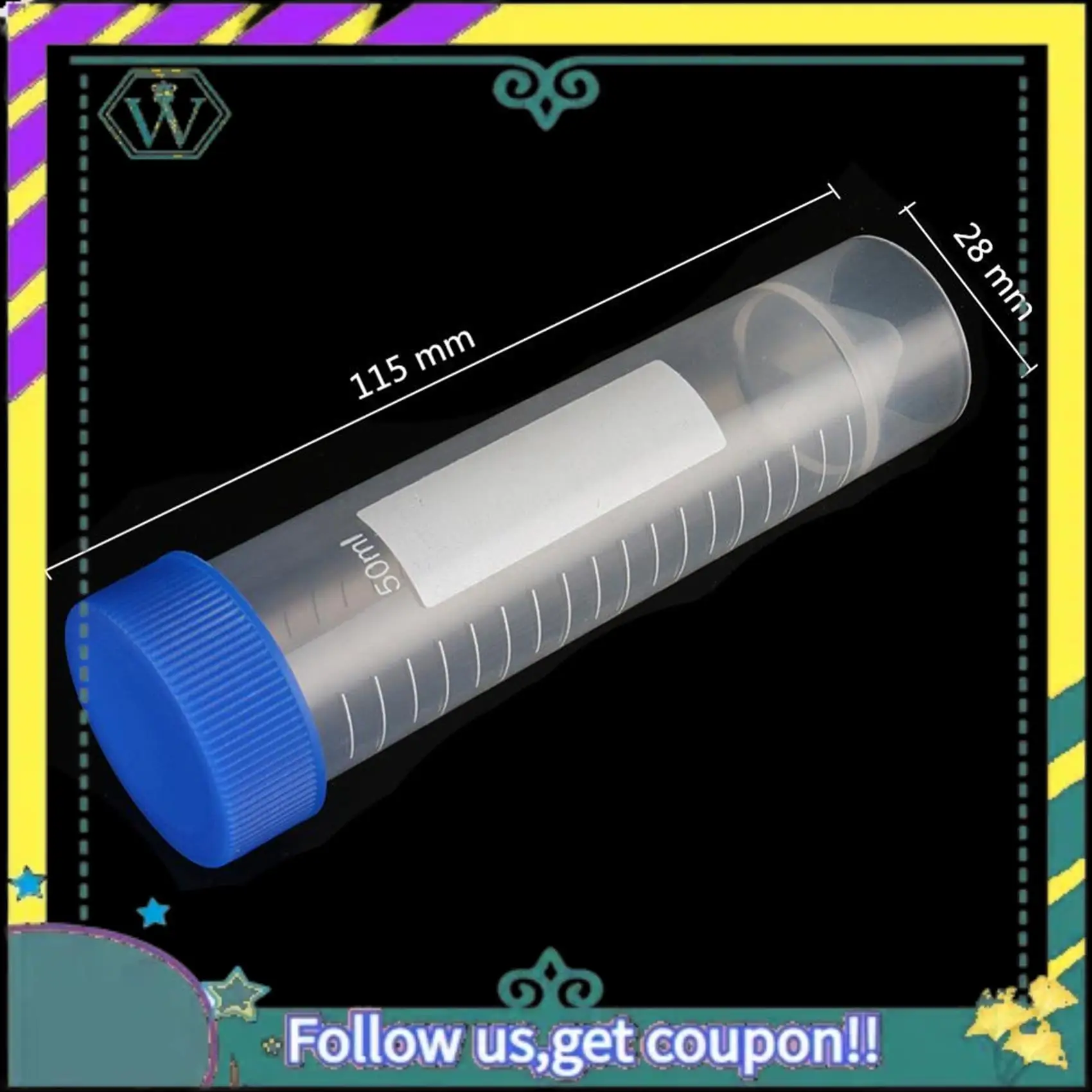 NEW 50PCS 50Ml Graduated Centrifuge Tubes, Laboratory Cryovials, Blue Screw Cap Centrifuge Tubes For Analysis
NEW 50PCS 50Ml Graduated Centrifuge Tubes, Laboratory Cryovials, Blue Screw Cap Centrifuge Tubes For Analysis