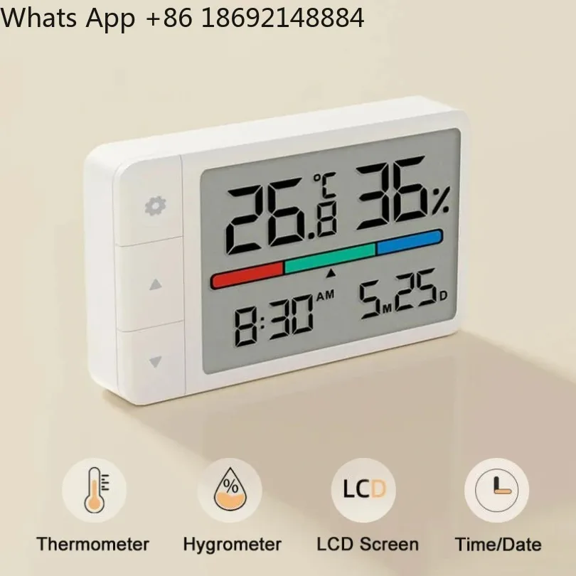 Thermohygrometer Indoor high-precision sensor Precise baby room home thermometer mini version
Thermohygrometer Indoor high-precision sensor Precise baby room home thermometer mini version