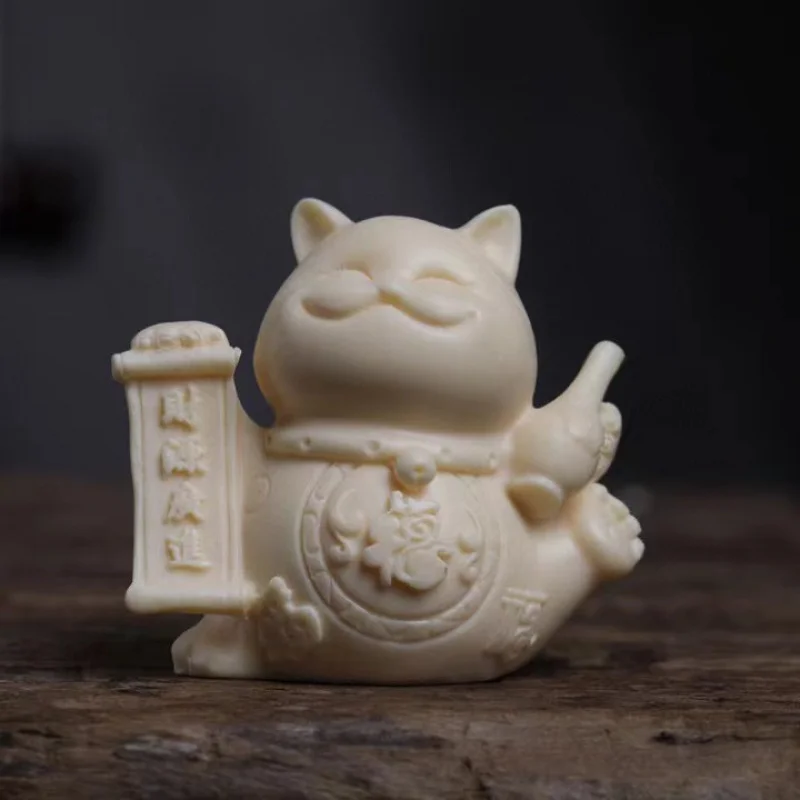 Ivory Nut Carved Lucky Cat Tea Ornaments Bodhi Seed Wooden Craftwork for Office and Car Desktop Tea Ornaments Decoration Wholesa
Ivory Nut Carved Lucky Cat Tea Ornaments Bodhi Seed Wooden Craftwork for Office and Car Desktop Tea Ornaments Decoration Wholesa