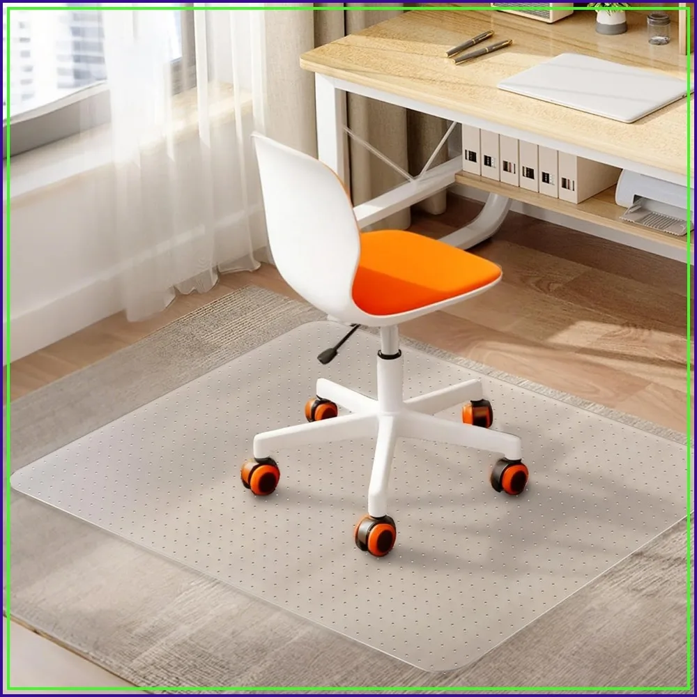 Office Chair Mat for Carpet - 36x48 Inch Plastic Floor Protector, Clear Under Desk Rug Pad for Rolling Gaming Chair
Office Chair Mat for Carpet - 36x48 Inch Plastic Floor Protector, Clear Under Desk Rug Pad for Rolling Gaming Chair